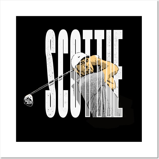 scottie comic style vintage Wall Art by Bread Barcc